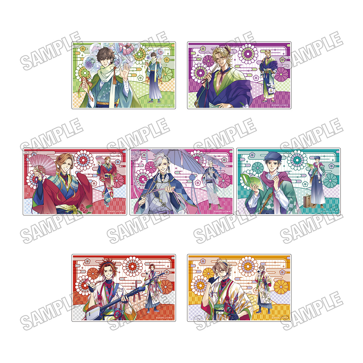 【メディコス・エンタテインメント】「BROTHERS CONFLICT」描き下ろしアクリルブロックコレクション【和装ver.】vol.1