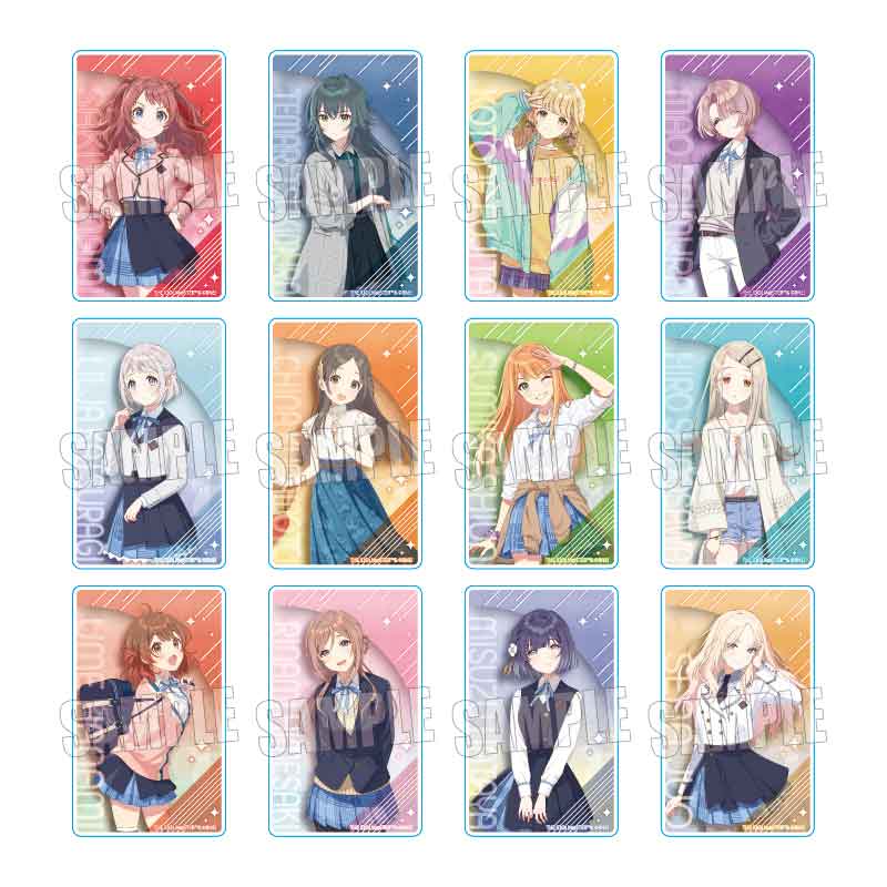 【ベルハウス】トレーディングアクリルカード 学園アイドルマスター 1BOX入数：12