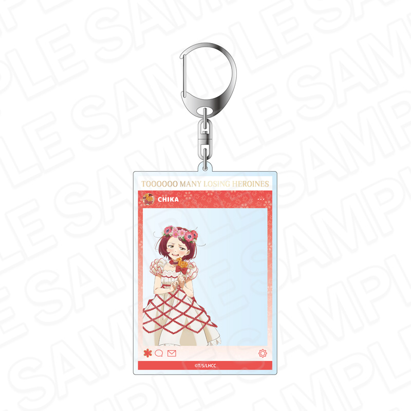 【コンテンツシード】負けヒロインが多すぎる！ SNS風アクリルキーホルダー 小鞠知花 1st anniversary ver.