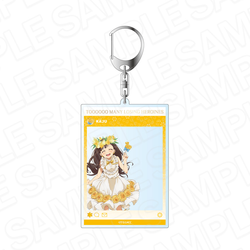 【コンテンツシード】負けヒロインが多すぎる！ SNS風アクリルキーホルダー 温水佳樹 1st anniversary ver.