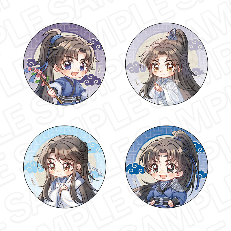 【コンテンツシード】二哈と彼の白猫師尊 カンバッジ（ブラインド） CAFE STAND ver.