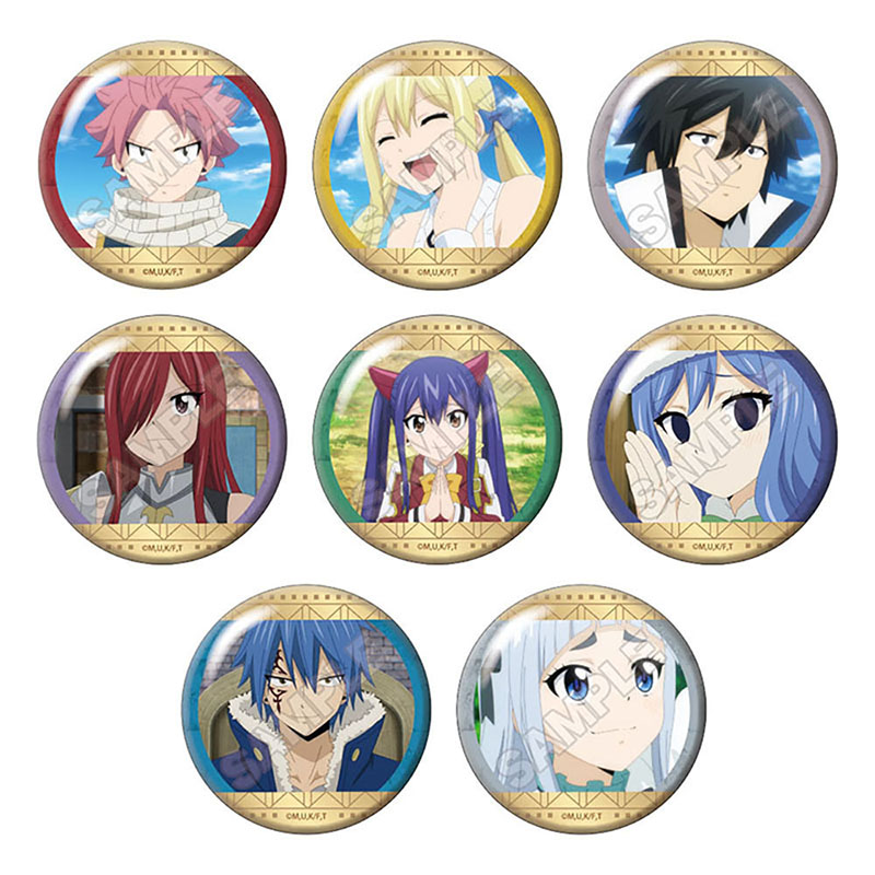 【GRANUP】FAIRY TAIL 100年クエスト 缶バッジ 全8種 1BOX入数：8