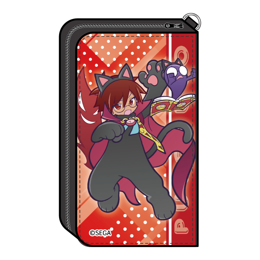 【みどびよ！】ぷよぷよ ミニウォレット にゃんこのあやしいクルーク