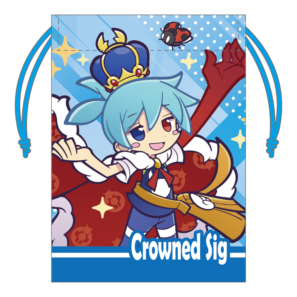 【みどびよ！】ぷよぷよ ミニ巾着 王冠シグ