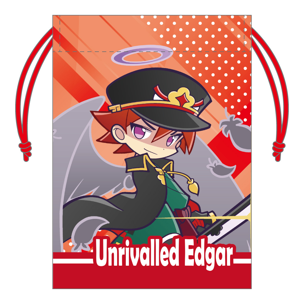 【みどびよ！】ぷよぷよ ミニ巾着 天下無双のエドガー