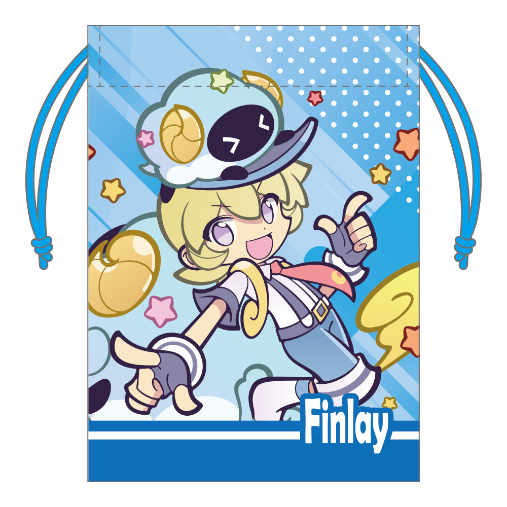 【みどびよ！】ぷよぷよ ミニ巾着 フィンレイ
