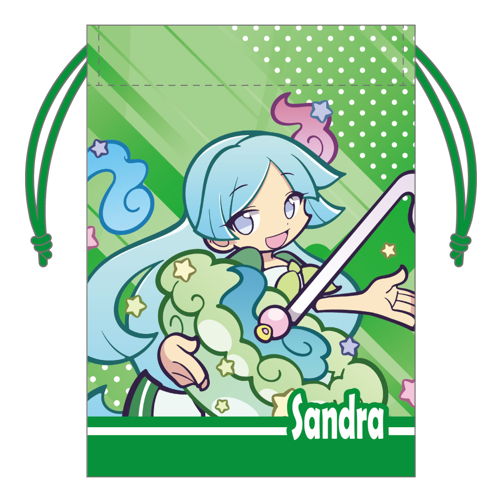【みどびよ！】ぷよぷよ ミニ巾着 サンドラ