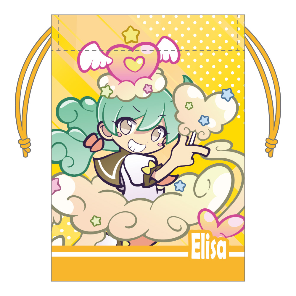 【みどびよ！】ぷよぷよ ミニ巾着 エリサ
