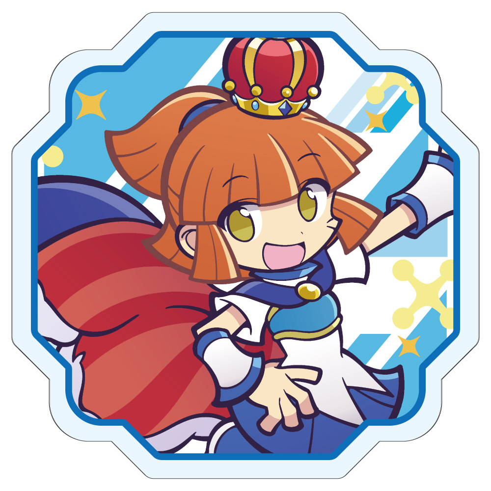 【みどびよ！】ぷよぷよ アクリルクリップ 王冠アルル
