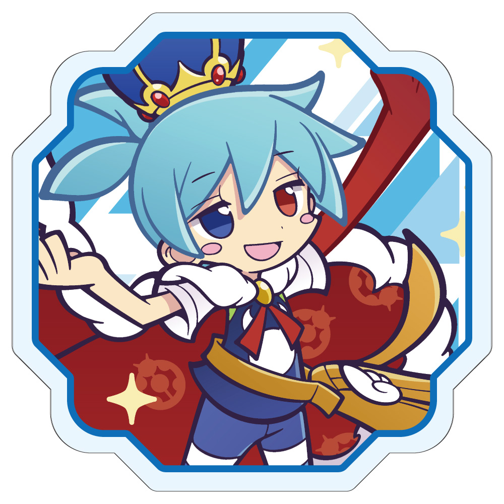 【みどびよ！】ぷよぷよ アクリルクリップ 王冠シグ