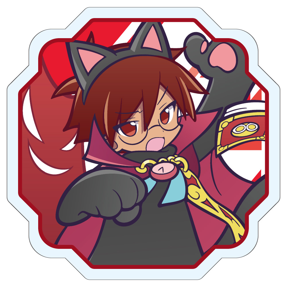 【みどびよ！】ぷよぷよ アクリルクリップ にゃんこのあやしいクルーク