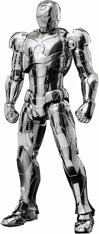 【スリー・ゼロ】Marvel Studios' The Infinity Saga DLX Iron Man Mark 2（Chrome Edition）