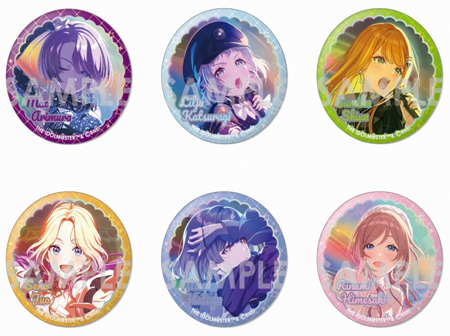 【ソル・インターナショナル】学園アイドルマスター トレーディングオーロラ缶バッジ Vol.2 1BOX入数：6