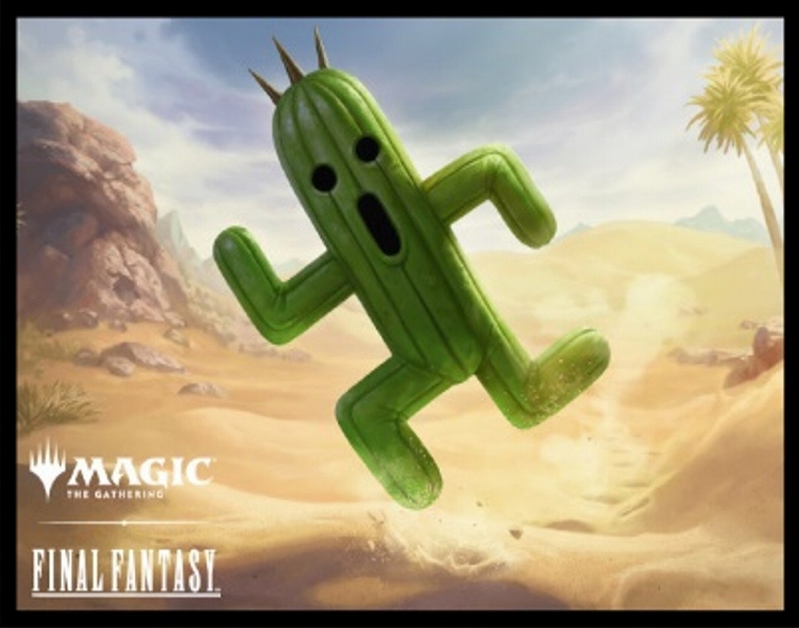 【エンスカイ】『マジック：ザ・ギャザリングーーFINAL FANTASY』プレイヤーズカードスリーブ MFS-21《サボテンダー》