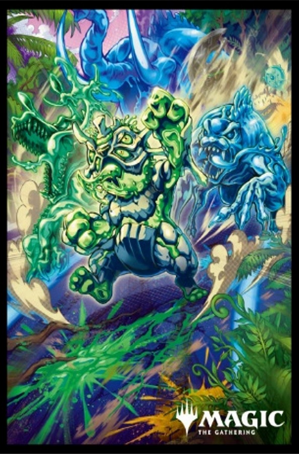 【エンスカイ】マジック：ザ・ギャザリングプレイヤーズカードスリーブ MTGS-343『霊気走破』《世界軟泥の進撃》