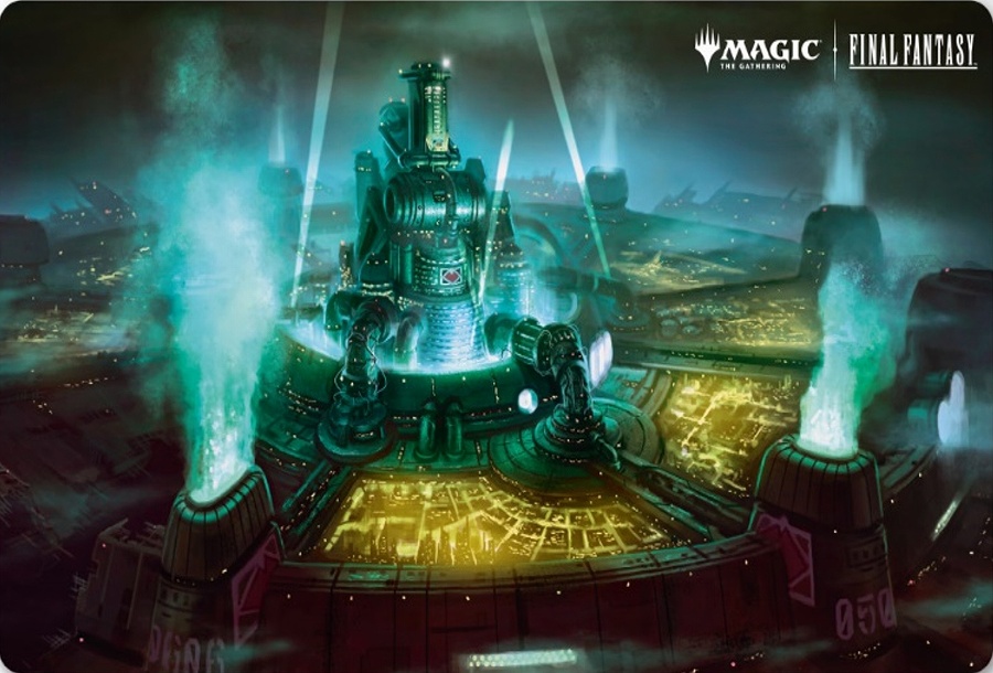 【エンスカイ】『マジック：ザ・ギャザリングーーFINAL FANTASY』プレイヤーズラバーマット MFR-01《魔晄都市､ミッドガル》