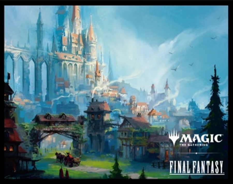 【エンスカイ】『マジック：ザ・ギャザリングーーFINAL FANTASY』プレイヤーズカードスリーブ MFS-19《始まりの町》