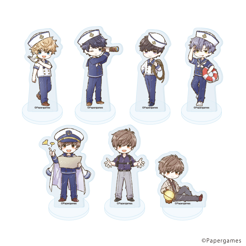 【A3】アクリルぷちスタンド「恋とプロデューサー～EVOL×LOVE～」06/ブラインド（全7種）（グラフアートイラスト） 1BOX入数：7