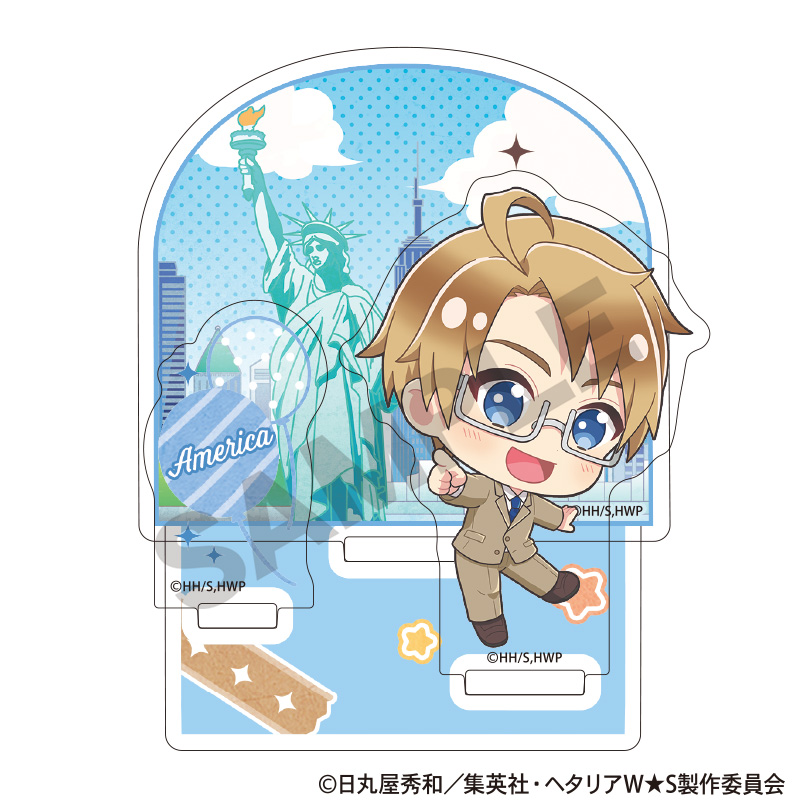 【クラックス】ヘタリア World★Stars ジオラマアクリルスタンド アメリカ ちまにわ