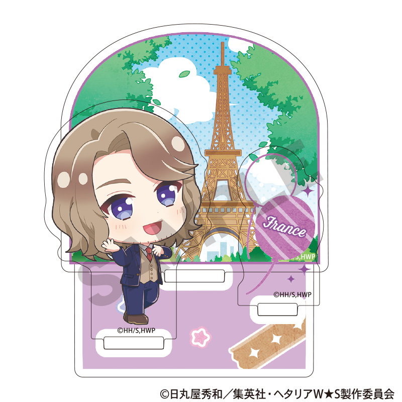 【クラックス】ヘタリア World★Stars ジオラマアクリルスタンド フランス ちまにわ
