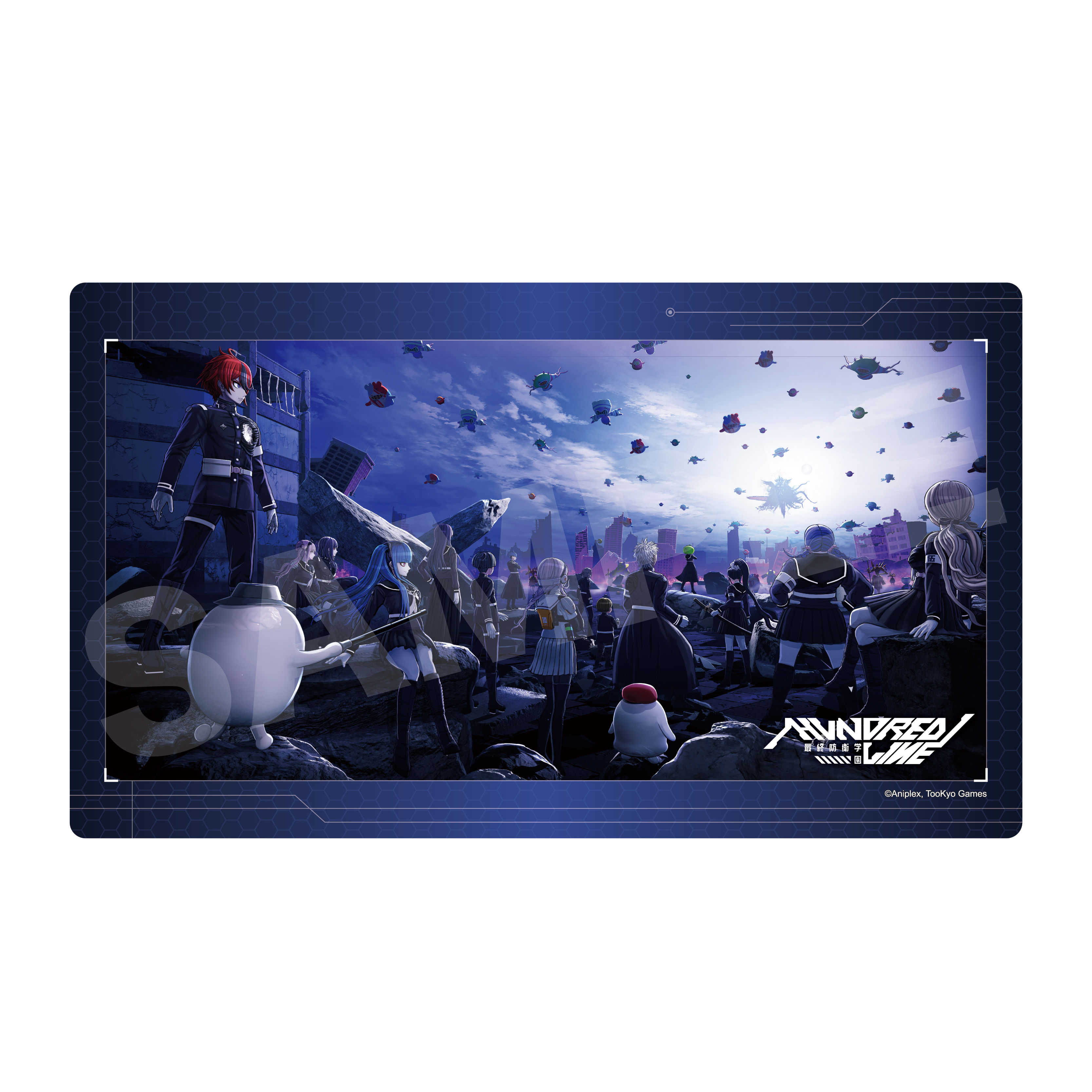 【CS.FRONT】HUNDRED LINE -最終防衛学園- ラバーマット /01 キービジュアル