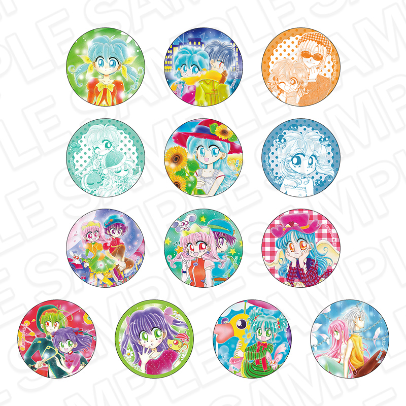 【コンテンツシード】りぼん70周年記念POP UP SHOP キラキラカンバッジ（ブラインド） 藤田まぐろ
