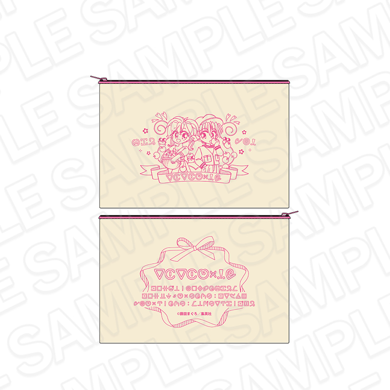 【コンテンツシード】りぼん70周年記念POP UP SHOP キャンバスフラットポーチ ケロケロちゃいむ