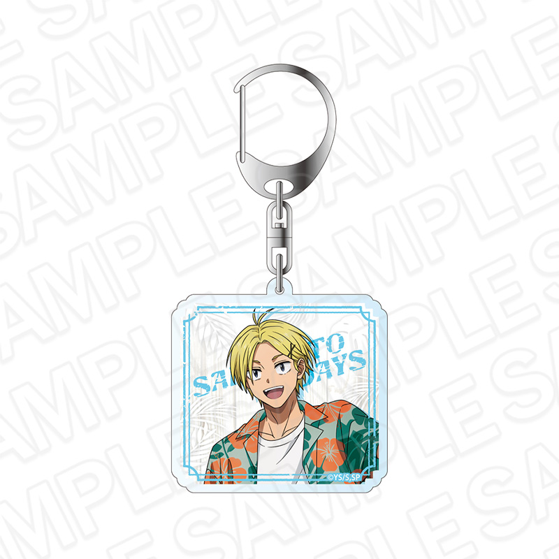 【コンテンツシード】SAKAMOTO DAYS アクリルキーホルダー 朝倉シン Summer Cafe ver.
