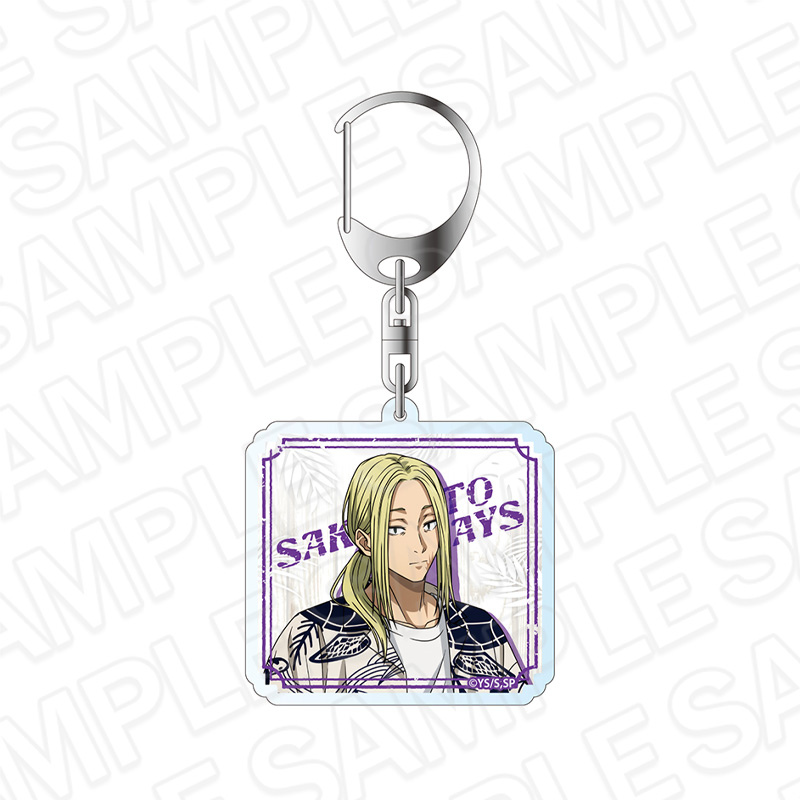 【コンテンツシード】SAKAMOTO DAYS アクリルキーホルダー 神々廻 Summer Cafe ver.
