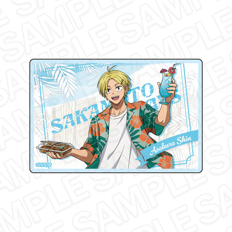 【コンテンツシード】SAKAMOTO DAYS アクリルブロック 朝倉シン Summer Cafe ver.