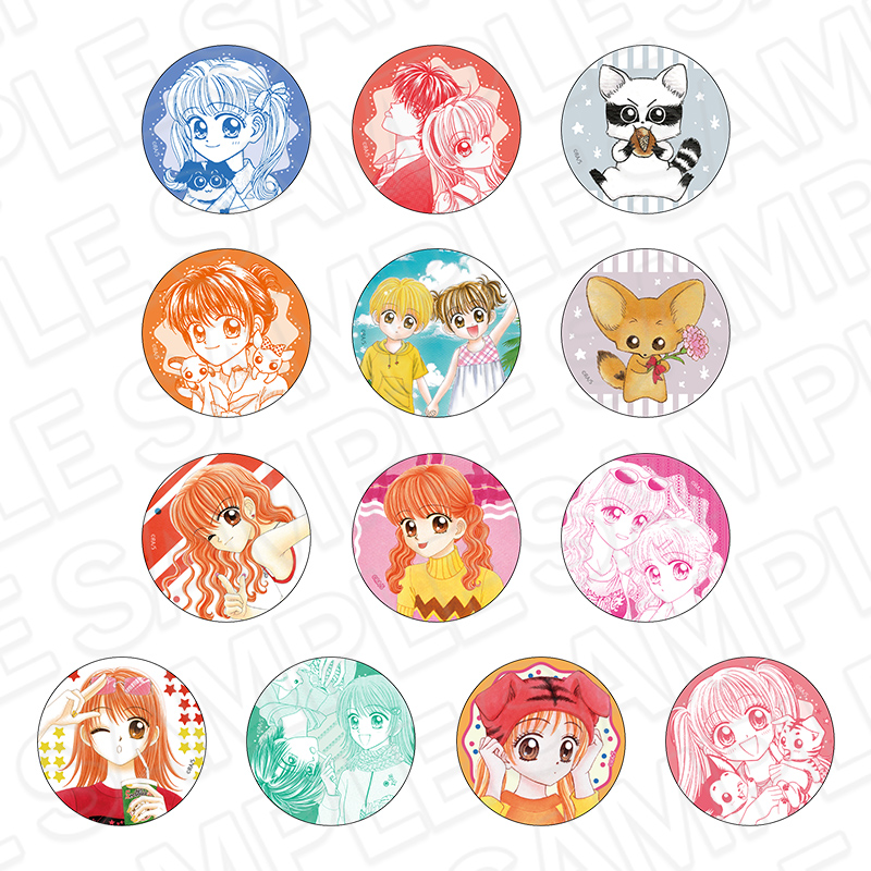 【コンテンツシード】りぼん70周年記念POP UP SHOP キラキラカンバッジ（ブラインド） 亜月亮