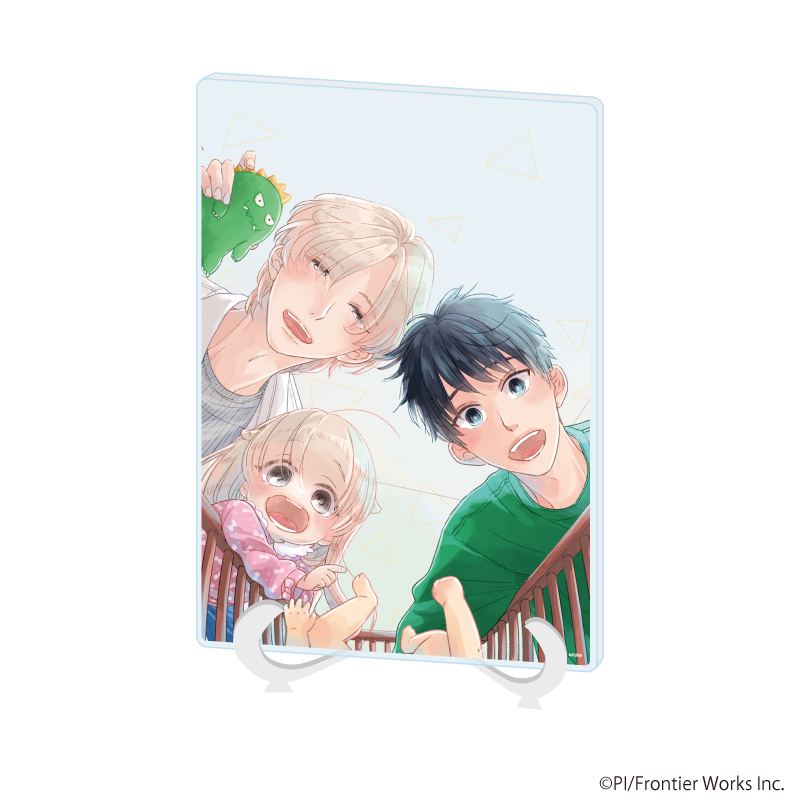 【A3】アクリルアートボード（A5サイズ）「ぴい先生」01/「社会人カップルのSummer Vacation」BLフェア（公式イラスト）