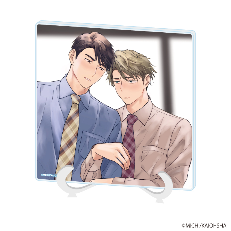 【A3】アクリルアートボード「みーち先生」01/「社会人カップルのSummer Vacation」BLフェア（公式イラスト）