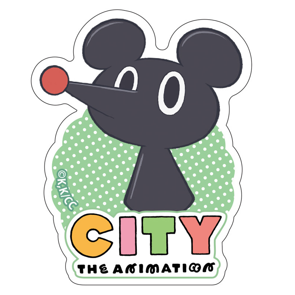 【クリーク・アンド・リバー】『CITY THE ANIMATION』ダイカットステッカー 神様