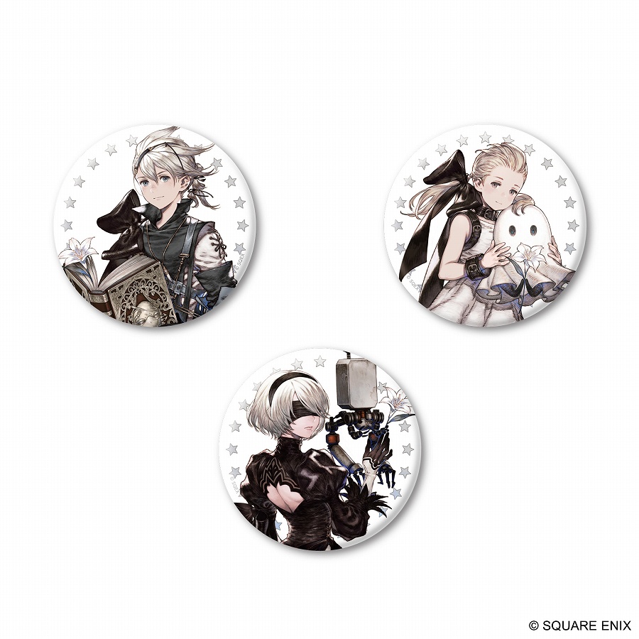 【スクウェア・エニックス】NieR Series 15th Anniversary カンバッジセット