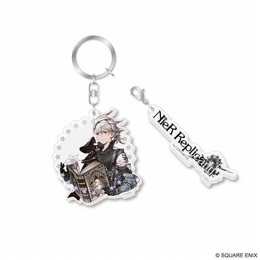 【スクウェア・エニックス】NieR Series 15th Anniversary アクリルキーホルダー 少年ニーア&白の書