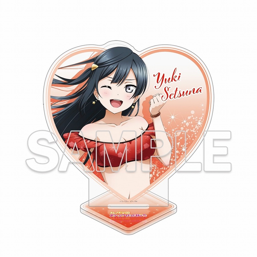 【KADOKAWA】『ラブライブ！虹ヶ咲学園スクールアイドル同好会』ハート型ラメ入りアクリルスタンド 優木せつ菜