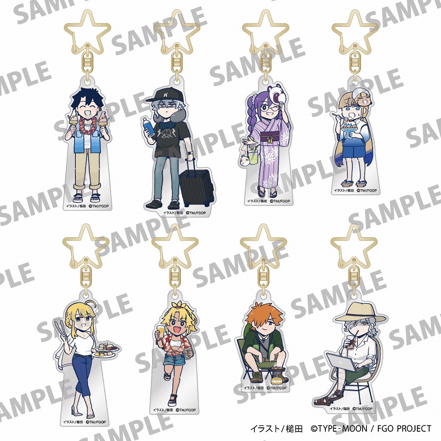 【KADOKAWA】Fate/Grand Order 藤丸立香はわからないトレーディングアクリルキーホルダー 1BOX入数：8