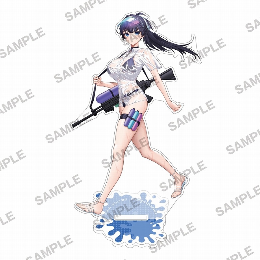 【KADOKAWA】『男嫌いな美人姉妹を名前も告げずに助けたら一体どうなる？』アクリルスタンド 新条亜利沙 TシャツVer.