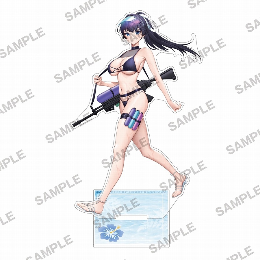 【KADOKAWA】『男嫌いな美人姉妹を名前も告げずに助けたら一体どうなる？』アクリルスタンド 新条亜利沙 水着Ver.