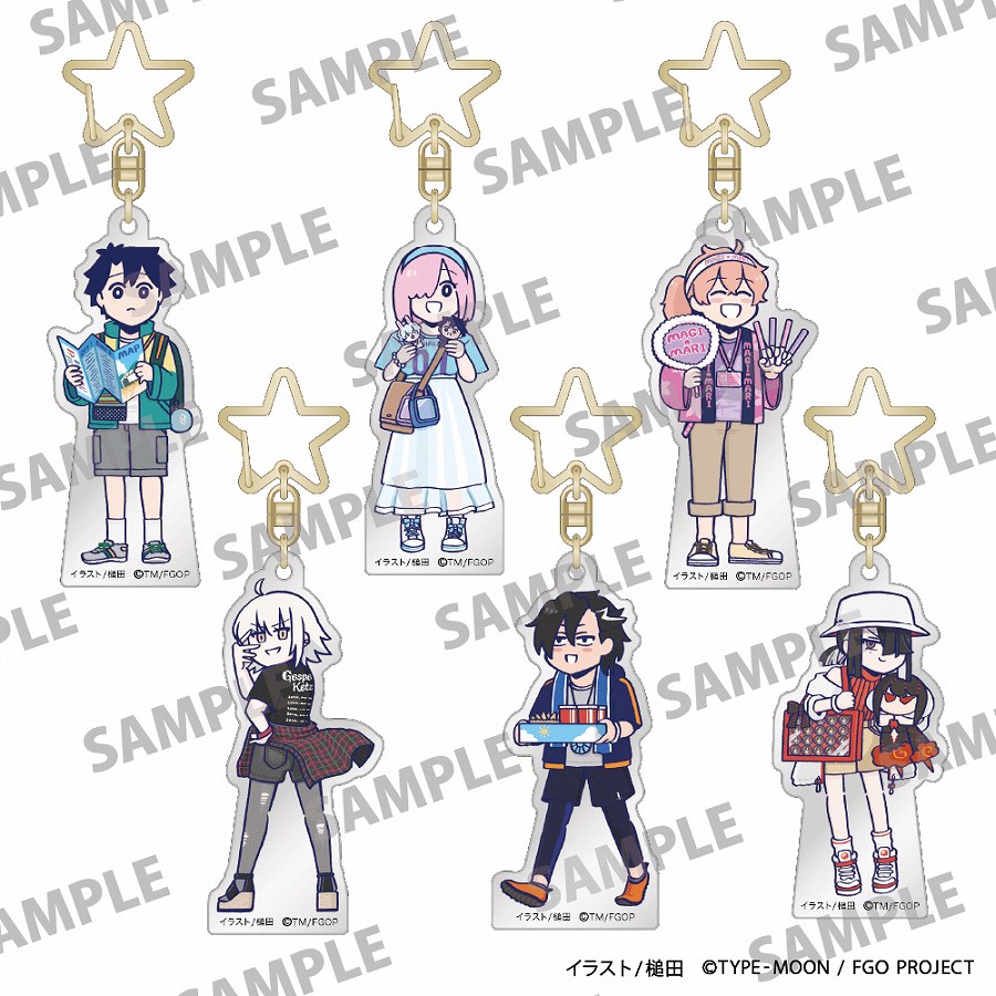 【KADOKAWA】Fate/Grand Order 藤丸立香はわからないトレーディングアクリルキーホルダー 1BOX入数：6