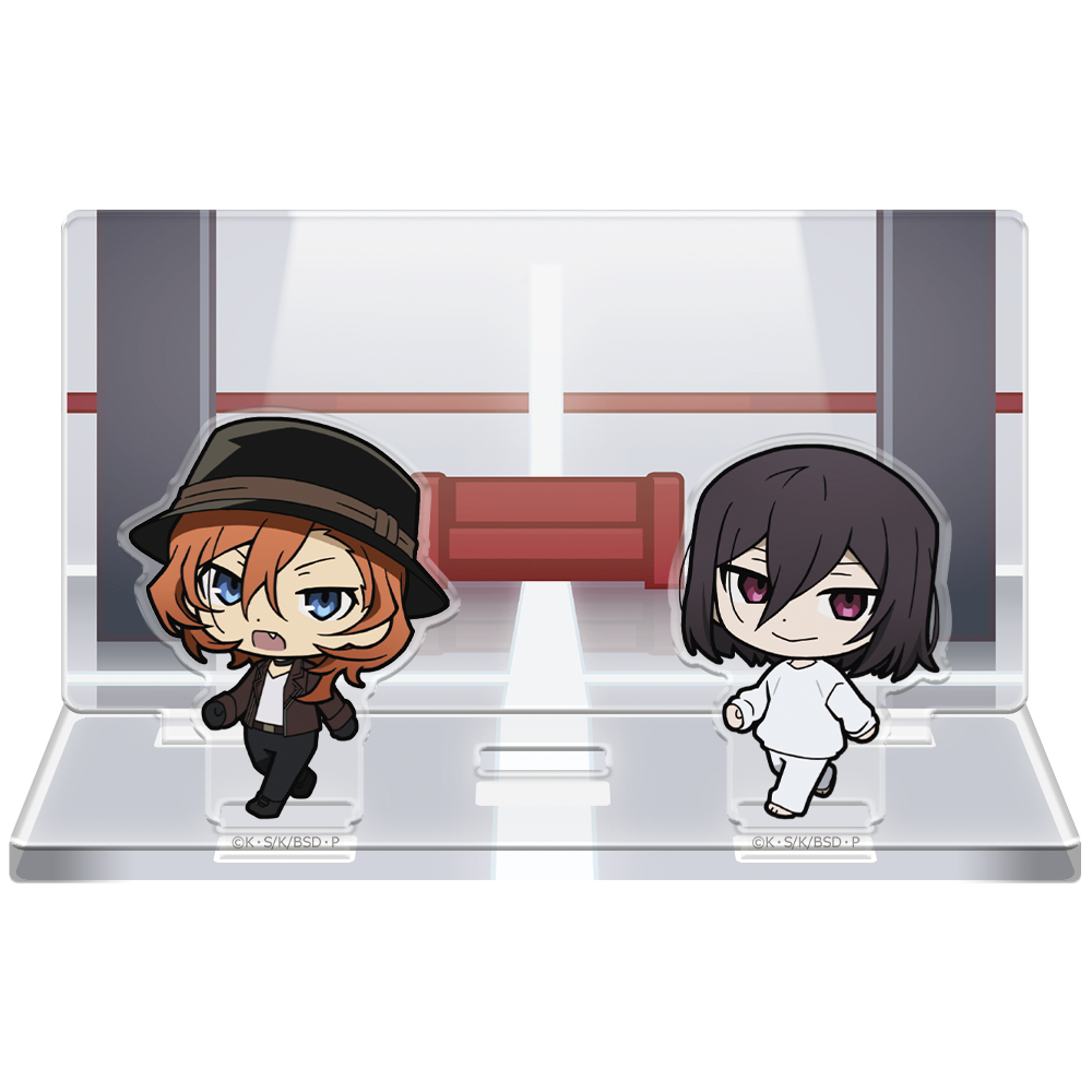 【アズメーカー】文豪ストレイドッグス ついてっくアクリルジオラマ 中原中也&フョードル・D