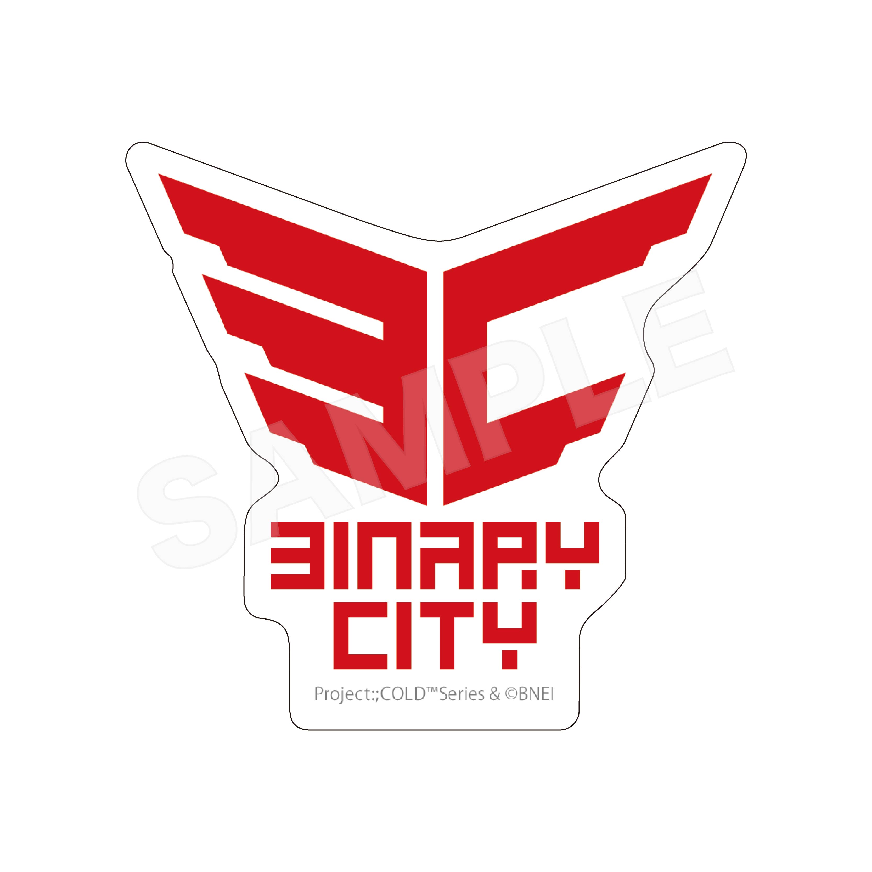 【CS.FRONT】Project：;COLD case.mirage ステッカー /02 Binary City