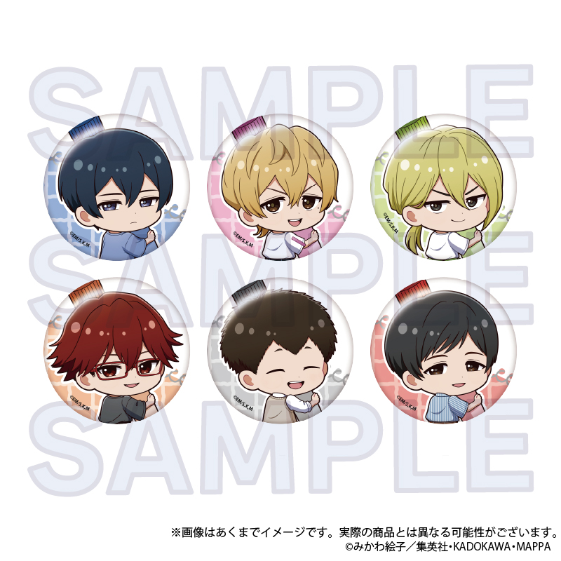 【Y Line】忘却バッテリー トレーディング缶バッジ おえかきっちょver. 1BOX入数：6