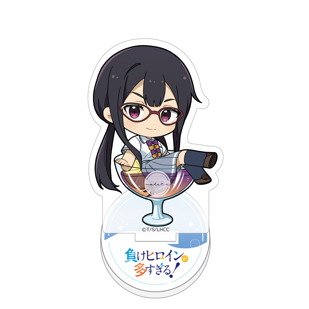 【カーテン魂】負けヒロインが多すぎる！ ミニアクリルスタンド（月之木古都/サイダー）