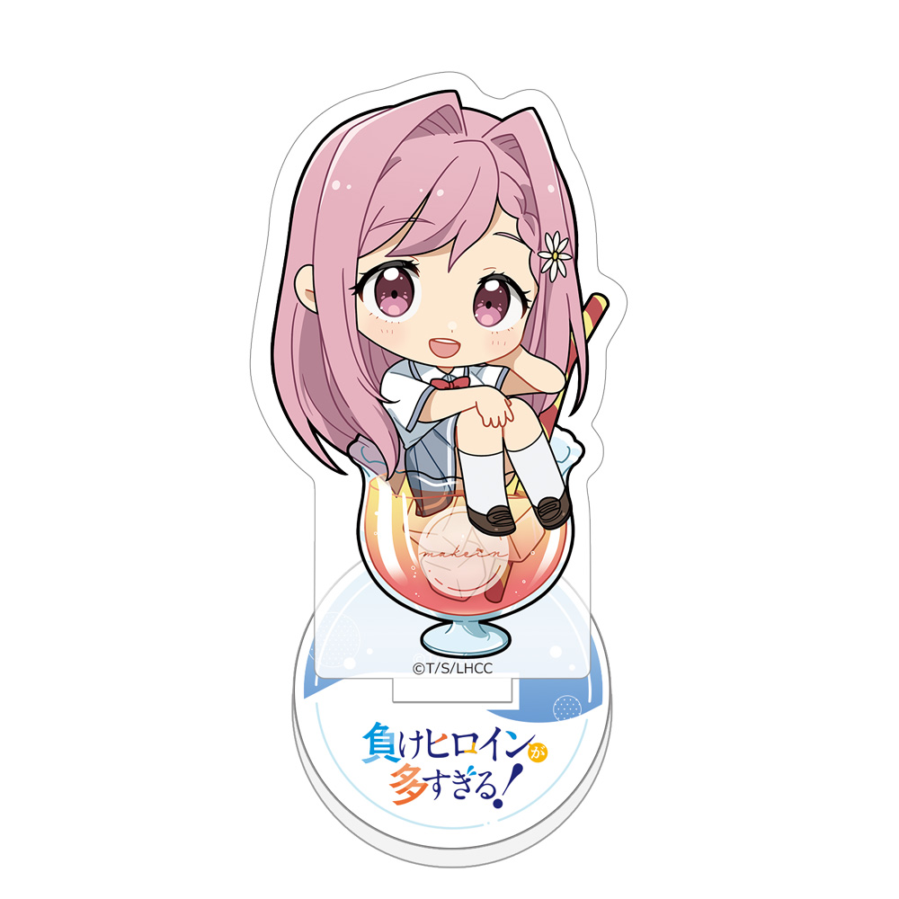【カーテン魂】負けヒロインが多すぎる！ ミニアクリルスタンド（姫宮華恋/サイダー）