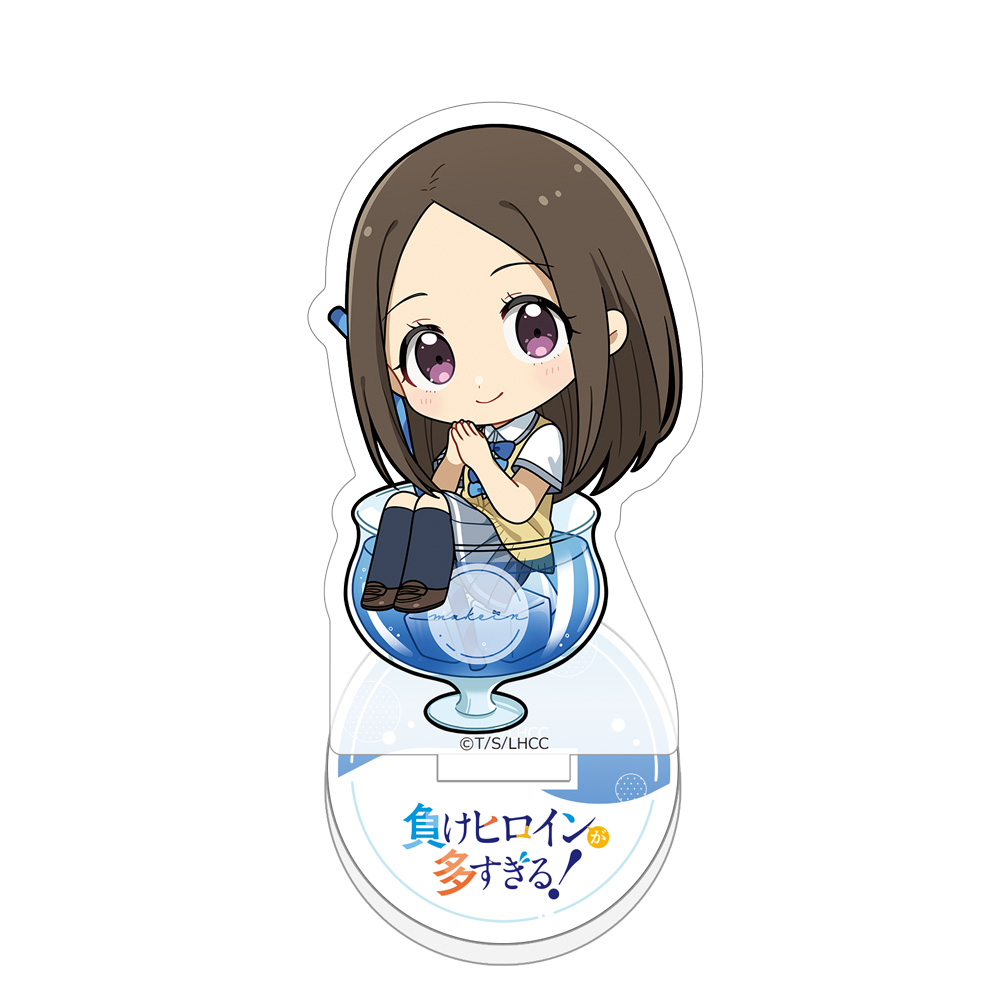 【カーテン魂】負けヒロインが多すぎる！ ミニアクリルスタンド（朝雲千早/サイダー）