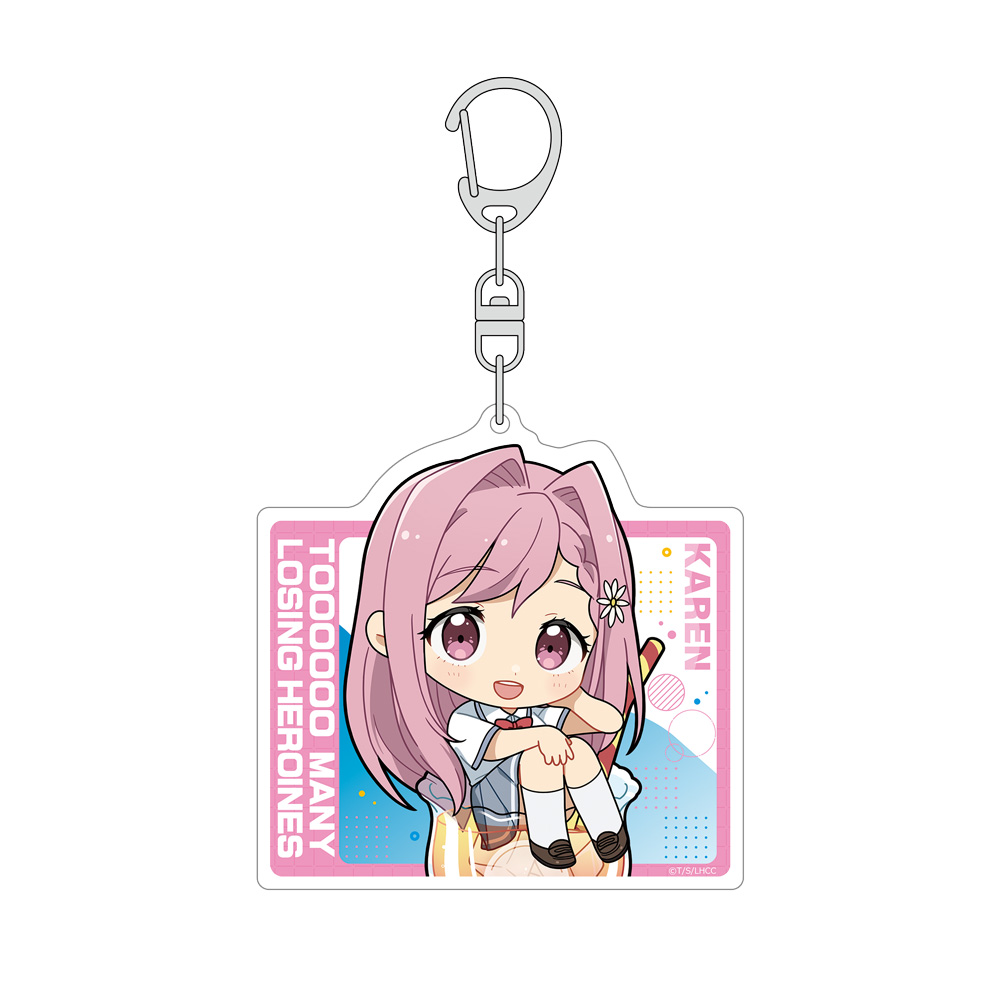 【カーテン魂】負けヒロインが多すぎる！ アクリルキーホルダー（姫宮華恋/サイダー）