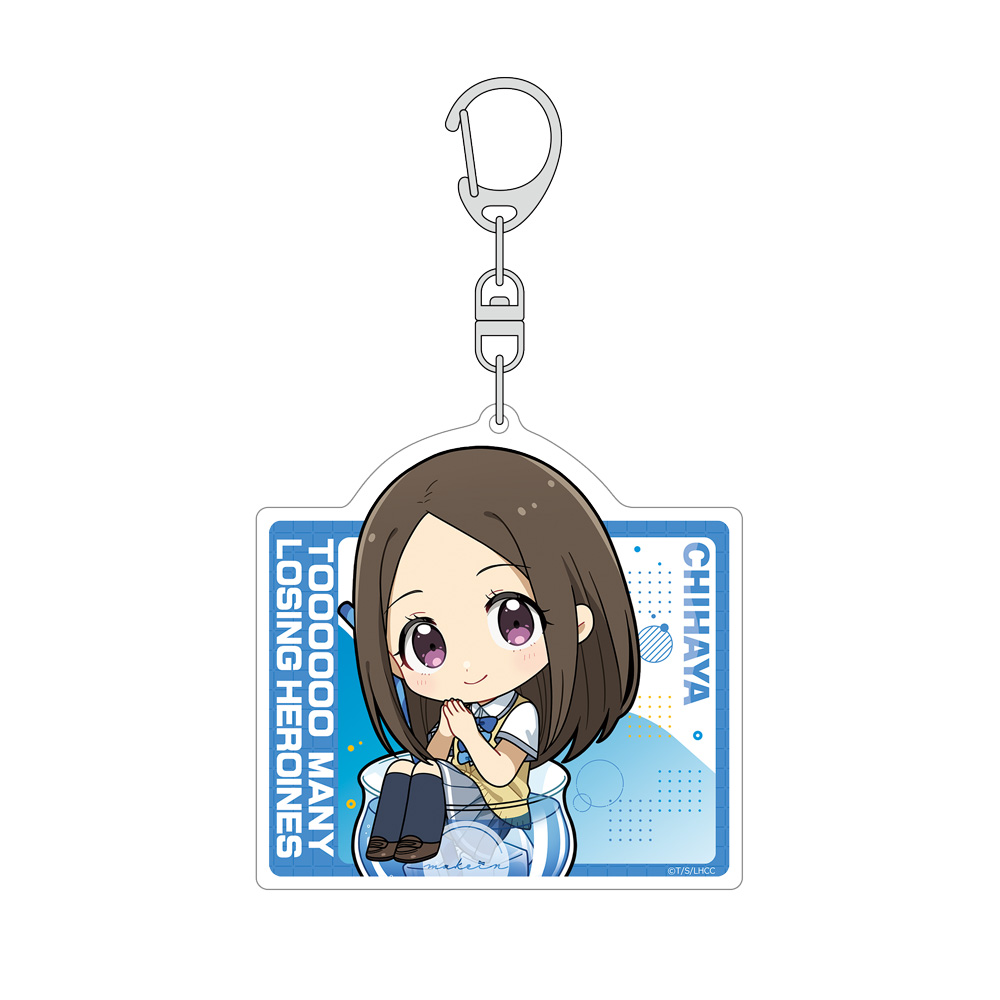 【カーテン魂】負けヒロインが多すぎる！ アクリルキーホルダー（朝雲千早/サイダー）