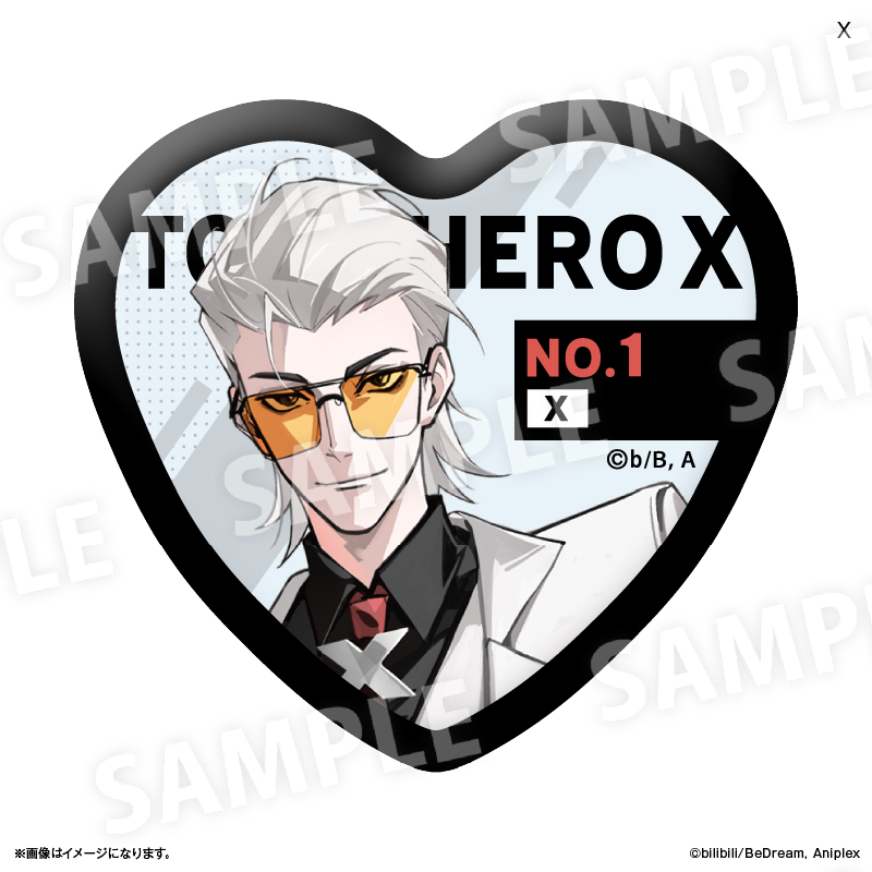 【カルチュア・エンタテインメント】アニメ「TO BE HERO X」 トレーディングハート缶バッジ 【全11種】（BOX）